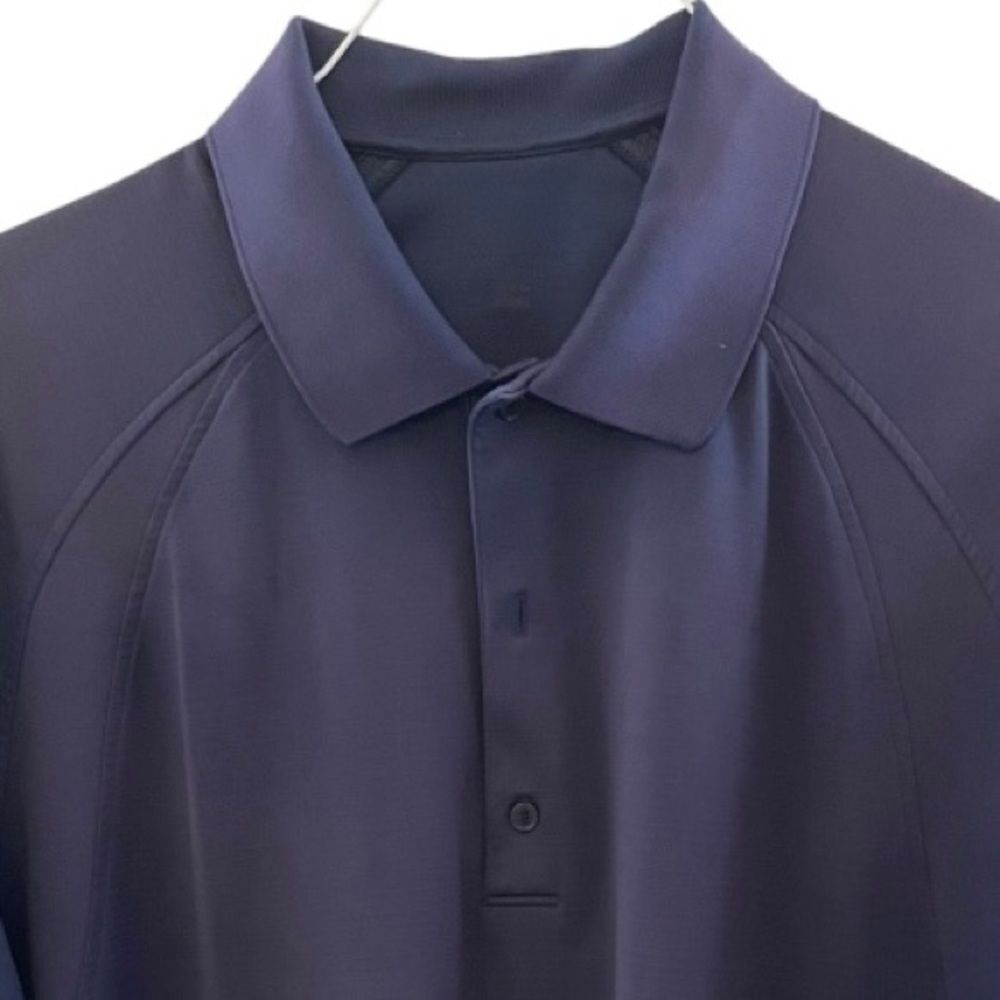 GREG NORMAN MENS GOLF SHIRT, DARK BLUE, XL